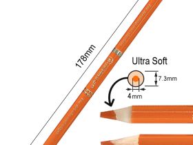 Набор карандашей цветных двусторонних ACMELIAE 15 шт + точилка, в картонном футляре