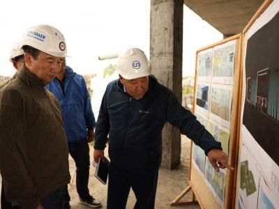 Айсен Николаев проверил ход строительства нового здания кадетской школы-интерната в Якутске