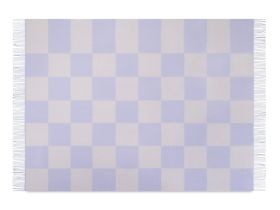Плед Ска Бежевый-Лиловый 150x200