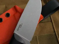 Туристический нож N.C. Custom Crony, сталь AUS-10, рукоять Black/Orange G10