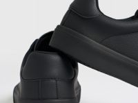 Кеды из микрофибры, Черный