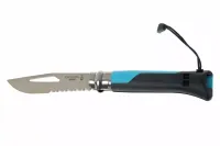 Складной Нож Opinel №8 VRI OUTDOOR, сталь Sandvik 12C27, рукоять пластик, синий