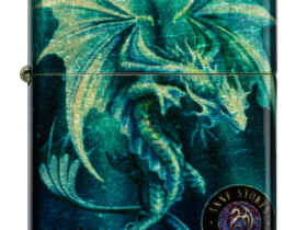 Зажигалка ZIPPO Anne Stokes с покрытием 540 Tumbled Brass, латунь/сталь, разноцветная, 38x13x57 мм