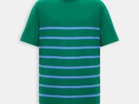 Футболка из хлопка в полоску