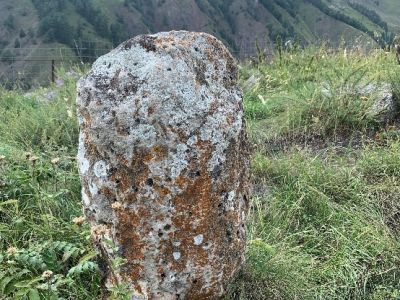 Стела № 24 раннемусульманского кладбища № 3 архитектурного комплекса "Мусийкъонгийкоте"