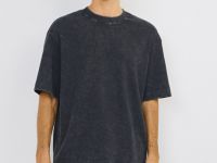Футболка с эффектом стирки, Серый