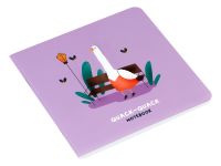 Записная книжка MESHU "Quack-Quack" 170*170 мм 40 л, soft-touch ламинация, без линовки
