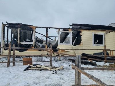 В Вилюйском улусе Якутии произошел пожар в крестьянско-фермерском хозяйстве