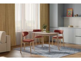 Кухонный стол Овалис 120x80 Латте