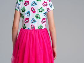 Платье трикотажное для девочек