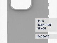 Клип-кейс Rocket Silk для Apple iPhone 16 Pro Max с MagSafe Gray