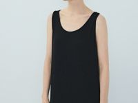 Платье-майка А-силуэта, Черный