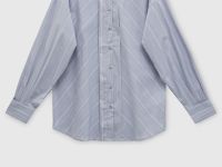 Рубашка из хлопка с отложным воротником