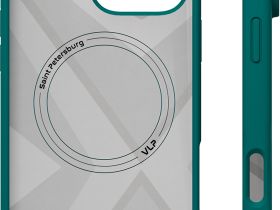Клип-кейс VLP Aster для Apple iPhone 16 Pro Max с MagSafe Зелёный