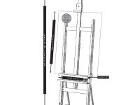 Мольберт M/09 студийный основной MABEF