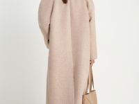 Двубортное пальто свободного силуэта