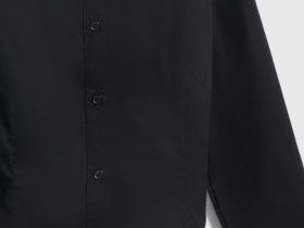 Укороченная блузка для девочек, Черный