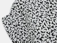 Блузка свободного силуэта с коротким рукавом