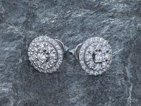 Пусеты из белого золота э4712пс10184700