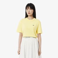 Женская футболка Lacoste свободного кроя из мягкого хлопка