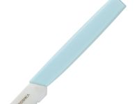 Кухонный нож для стейка Okroshka Salad 12 см, сталь 5cr15mov, пластиковая рукоять, голубой