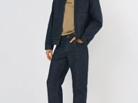 Прямые джинсы, Синий