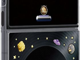 Смарт-чехол Samsung Flipsuit для Galaxy Z Флип8 с декоративной карточкой Чёрный