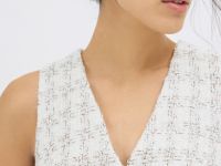 Твидовый жилет, Белый