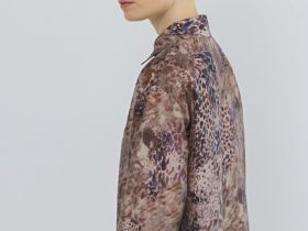 Рубашка из лиоцелла, Оранжевый