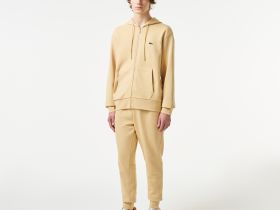 Мужская флисовая толстовка Lacoste на молнии