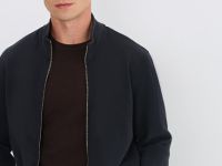 Толстовка на молнии, Синий