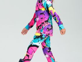 Термокомплект трикотажный для девочек: брюки, толстовка для эпизодического использования