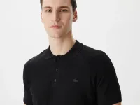 Мужское тёплое трикотажное поло Lacoste