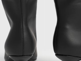 Сапоги из натуральной кожи, Черный