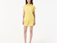 Женская толстовка Lacoste с высоким воротом на молнии без рукавов