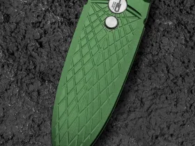 Складной нож Bestech Knives Ququ, сталь 14C28N, рукоять зелёный алюминий