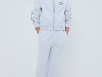 Широкие трикотажные брюки для девочек, Белый