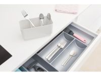 Brabantia Сушилка для посуды светло-серая 13х38,5х50 см Brabantia