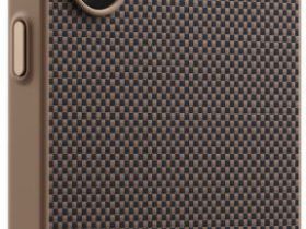 Чехол Pitaka PIN Button для Galaxy S25 Ultra кевлар коричневый