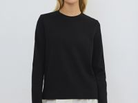 Базовый лонгслив, Черный