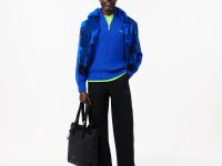 Мужской свитер Lacoste из овечьей шерсти на молнии