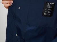 Утепленное пальто с воротником-стойкой