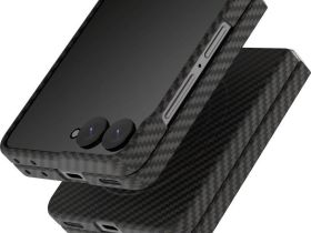 Чехол Araree Aramee M для Galaxy Z Flip8, кевлар черный