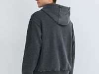 Худи c эффектом стирки, Серый