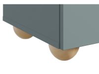 Стеллаж детский Тесси 37x145 Серо-зеленый