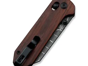 Складной нож CIVIVI Yonder, сталь Jagged Damascus, рукоять Guibourtia Wood