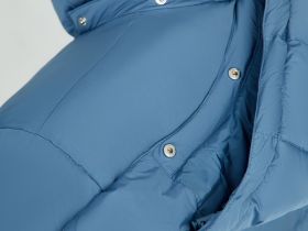 Полупальто утепленное с воротником-стойкой