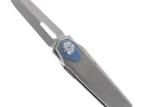 Складной нож Remette Infinite Power, сталь M390, рукоять титан, цвет серый