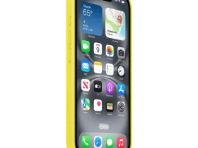 Чехол-накладка Silicone Case with MagSafe для iPhone 16 Plus (Star Fruit)