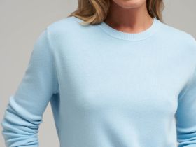 Легкий базовый джемпер прямого кроя